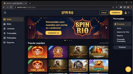 Spin Rio Pagina Inicial